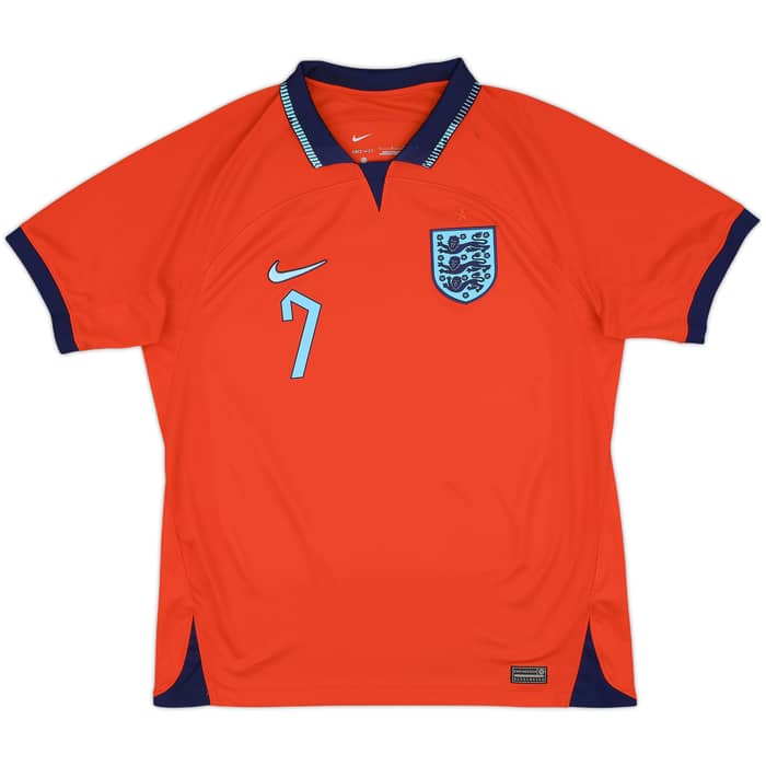 2022-23 England Away Shirt Grealish #7 - 8/10 - (L)