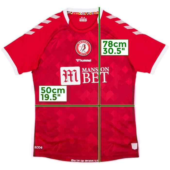 2021-22 Bristol City Home Shirt - 10/10 - (XL)