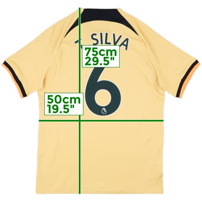 2022-23 Chelsea Third Shirt T.Silva #6 - 9/10 - (M)