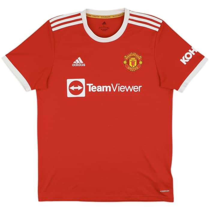 2021-22 Manchester United Home Shirt Ronaldo #7 - 8/10 - (L)