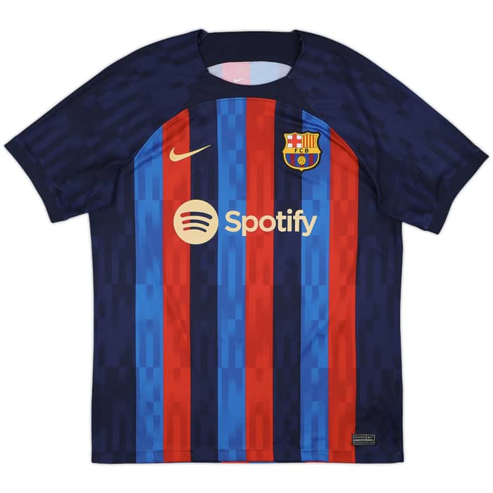 2022-23 Barcelona Home Shirt Kounde #23 - 7/10 - (L)