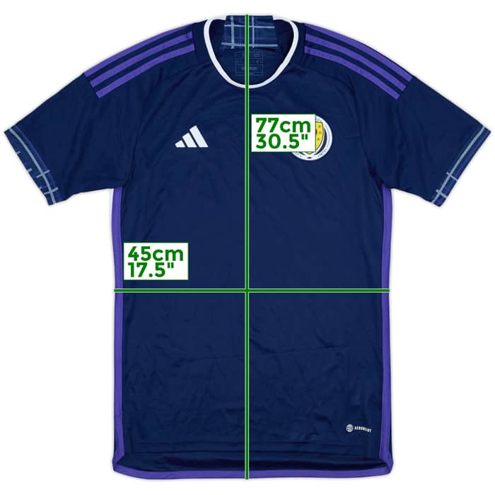 2022-23 Scotland Home Shirt - 10/10 - (S)