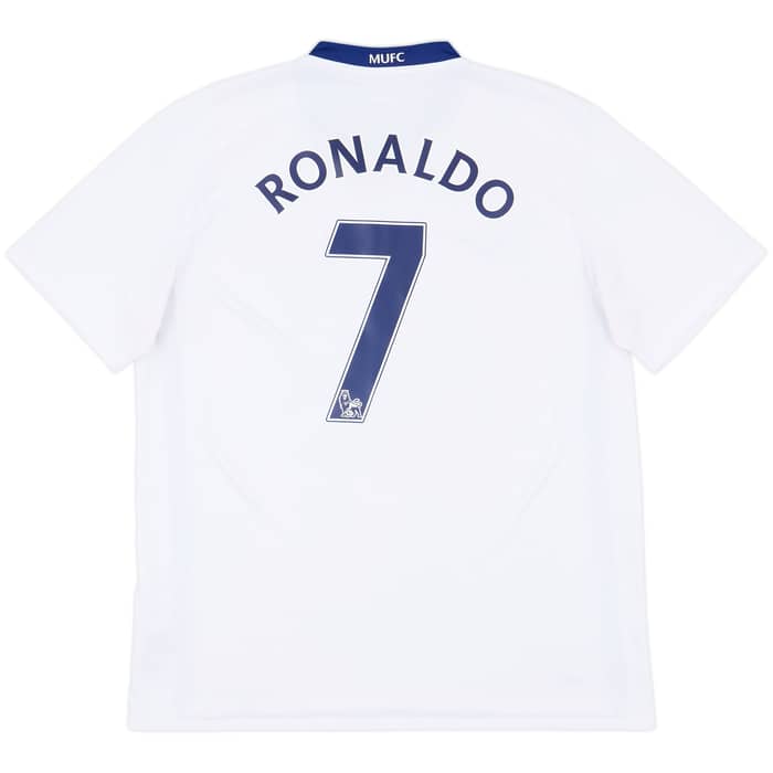 2008-10 Manchester United Away Shirt Ronaldo #7 - 7/10 - (L)