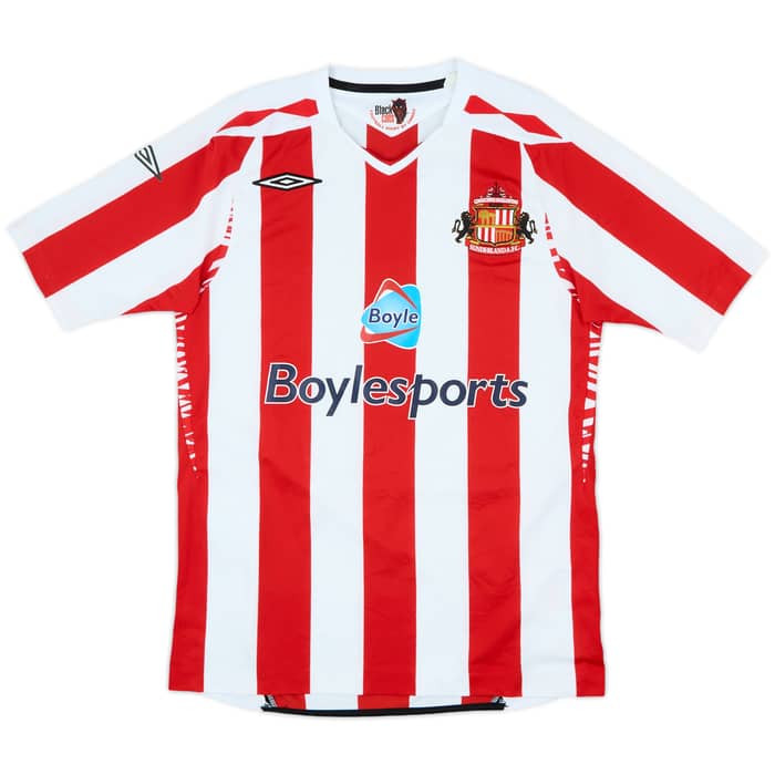 2007-08 Sunderland Home Shirt Yorke #19 - 8/10 - (S)