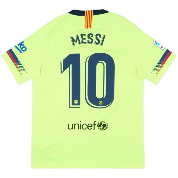 2018-19 Barcelona Away Shirt Messi #10 - 8/10 - (L)