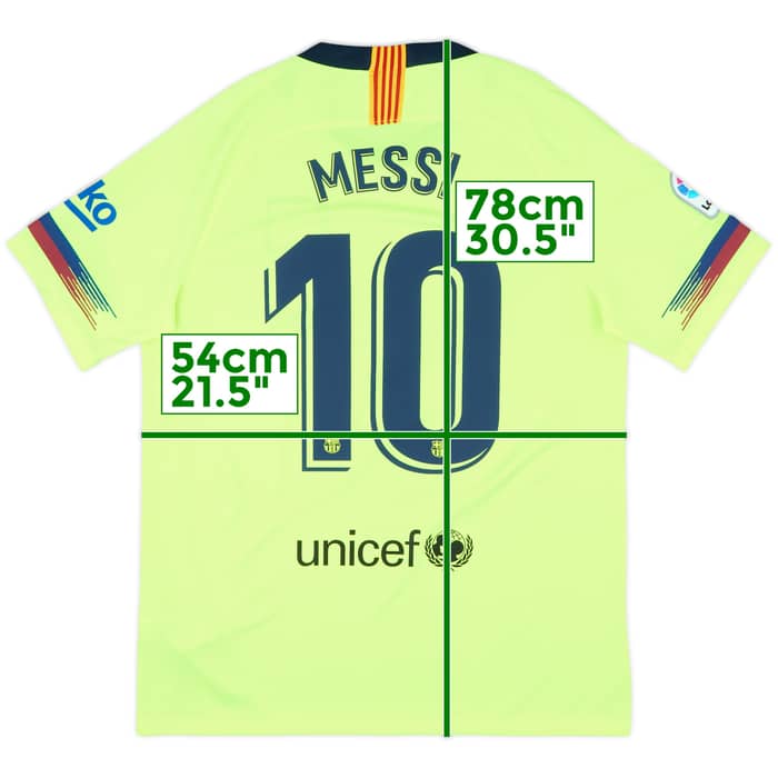 2018-19 Barcelona Away Shirt Messi #10 - 8/10 - (L)