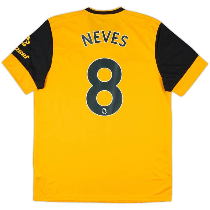2020-21 Wolves Home Shirt Neves #8 - 8/10 - (L)