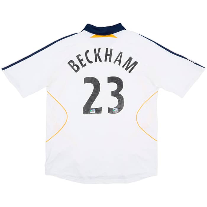 2007-08 LA Galaxy Home Shirt Beckham #23 - 7/10 - (L)