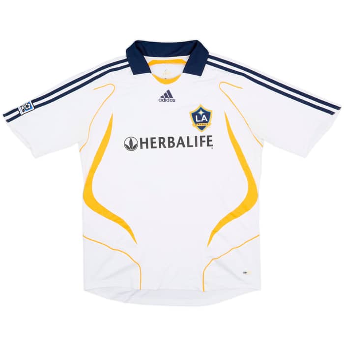 2007-08 LA Galaxy Home Shirt Beckham #23 - 7/10 - (L)