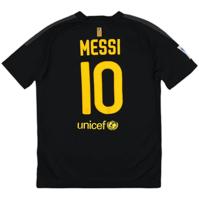 2011-12 Barcelona Away Shirt Messi #10 - 10/10 - (XL.Boys)