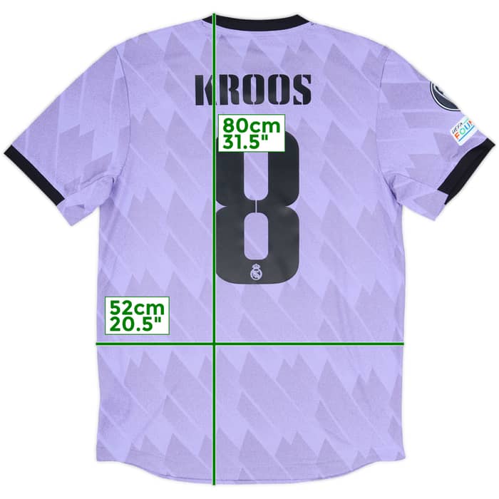 2022-23 Real Madrid Authentic Away Shirt Kroos #8 (M)
