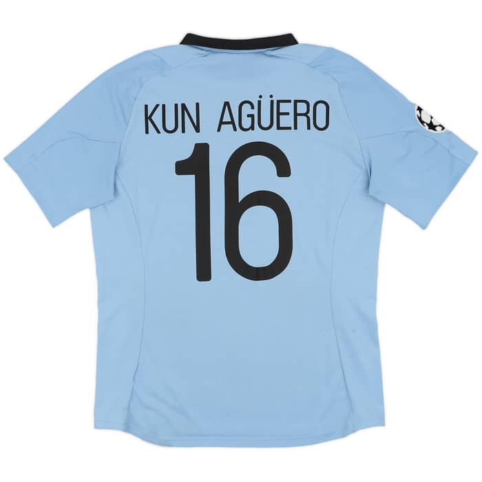 2012-13 Manchester City Home Shirt Kun Aguero #16 - 6/10 - (L)