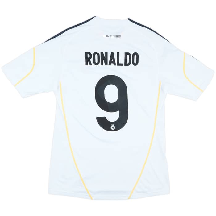 2009-10 Real Madrid Home Shirt Ronaldo #9 - 7/10 - (L)