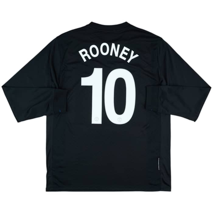 2009-10 Manchester United Away L/S Shirt Rooney #10 - 9/10 - (L)
