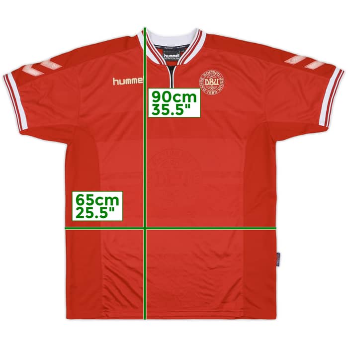 2000-02 Denmark Home Shirt - 8/10 - (XXL)