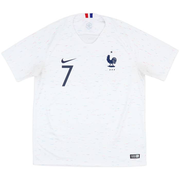 2018 France Away Shirt Griezmann #7 - 7/10 - (L)