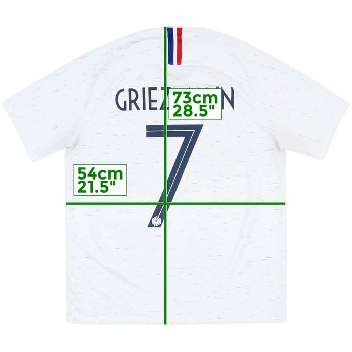 2018 France Away Shirt Griezmann #7 - 7/10 - (L)