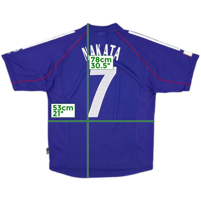 2002-04 Japan Home Shirt Nakata #7 - 9/10 - (M)