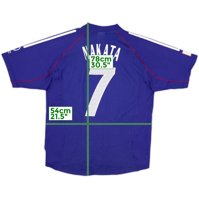 2002-04 Japan Home Shirt Nakata #7 - 9/10 - (M)