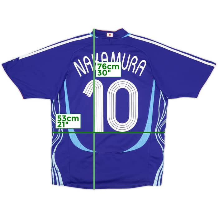 2006-08 Japan Home Shirt Nakamura #10 - 7/10 - (M)
