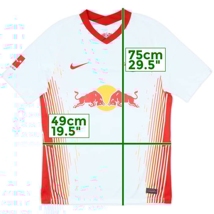 2020-21 RB Leipzig Home Shirt #5 - 9/10 - (M)