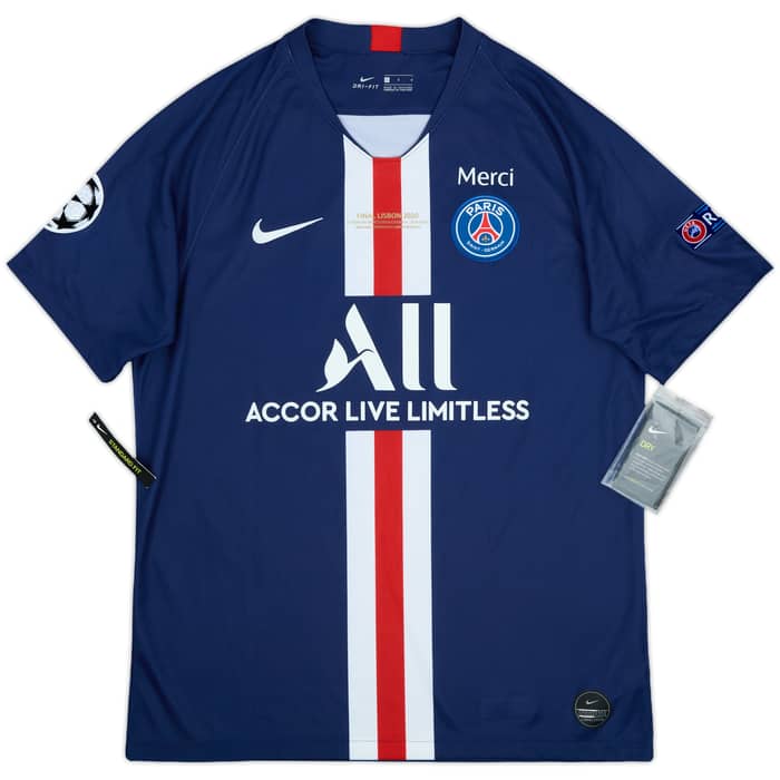 2019-20 Paris Saint-Germain 'Final Lisbon 2020' Home Shirt Mbappe #7 (L)