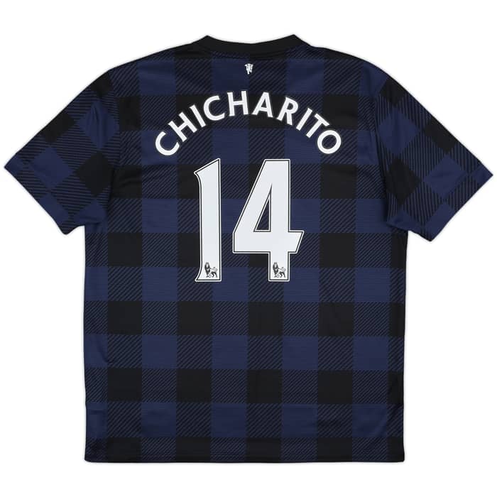 2013-14 Manchester United Away Shirt Chicharito #14 - 8/10 - (XL)