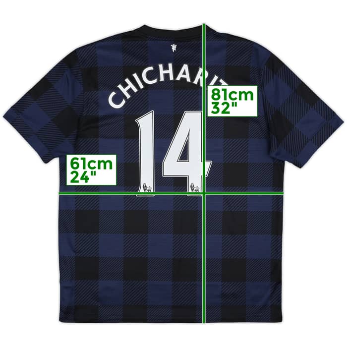 2013-14 Manchester United Away Shirt Chicharito #14 - 8/10 - (XL)
