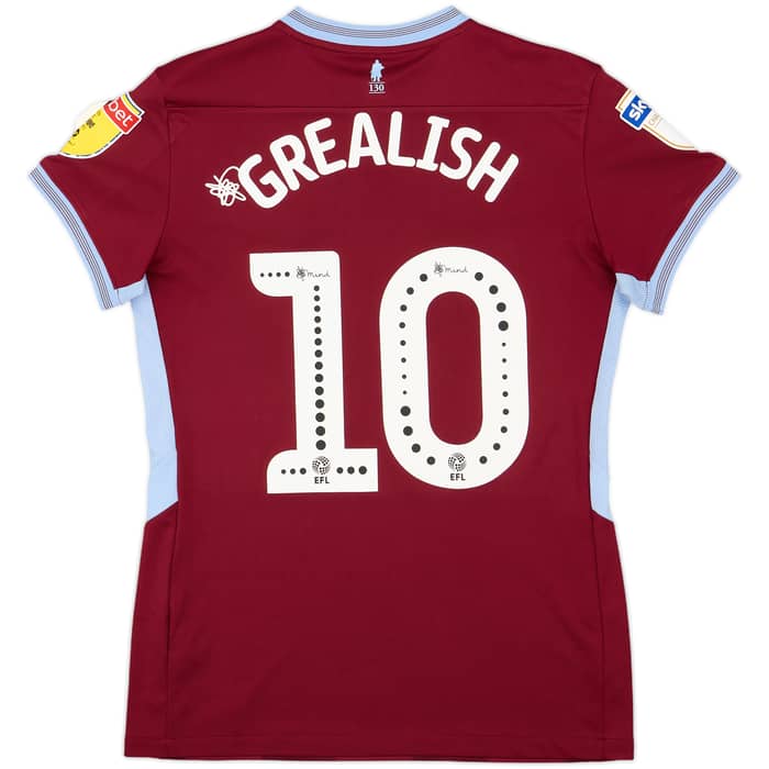 2018-19 Aston Villa Home Shirt Grealish #10 - 9/10 - (Women's M)