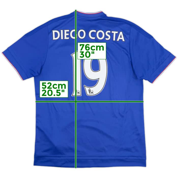 2015-16 Chelsea Home Shirt Diego Costa #19 - 10/10 - (L)