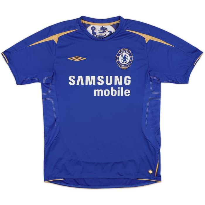 2005-06 Chelsea Centenary Home Shirt Lampard #8 - 8/10 - (M)