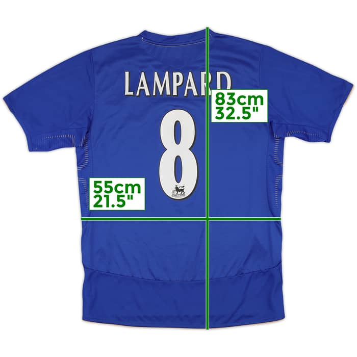 2005-06 Chelsea Centenary Home Shirt Lampard #8 - 8/10 - (M)