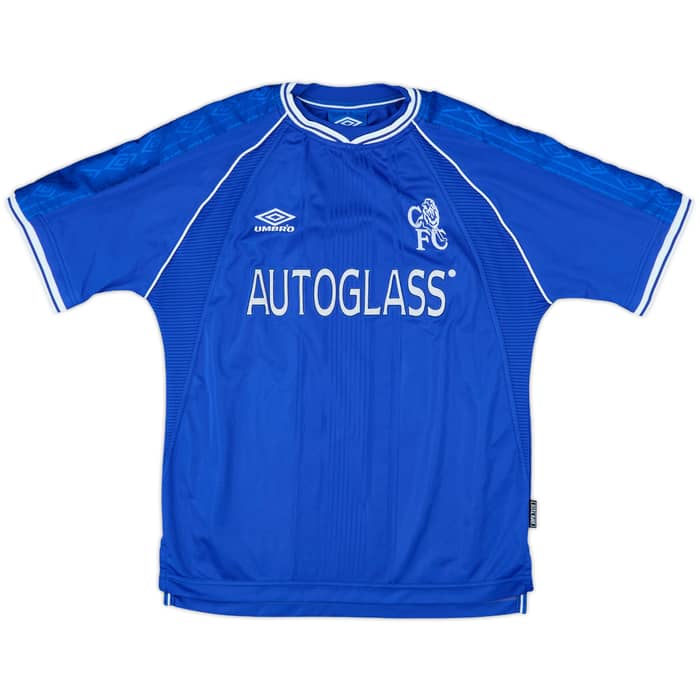 1999-01 Chelsea Home Shirt Zola #25 - 8/10 - (M)