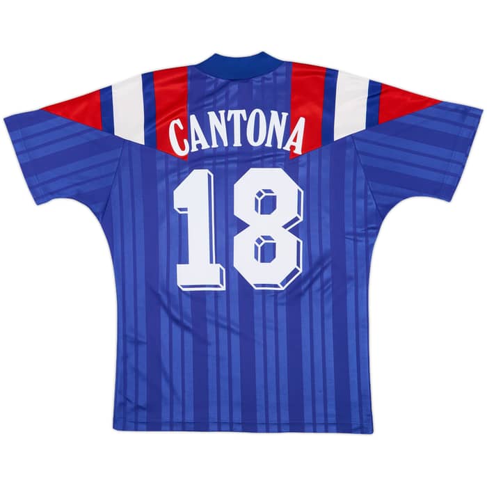 1992-94 France Home Shirt Cantona #18 - 9/10 - (M)