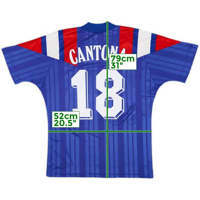 1992-94 France Home Shirt Cantona #18 - 9/10 - (M)