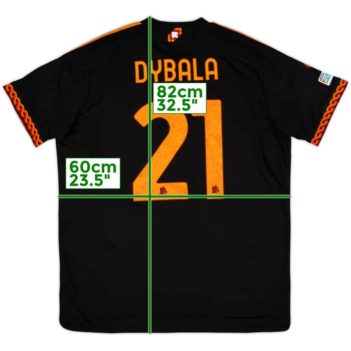 2023-24 Roma Third Shirt Dybala #21 - 10/10 - (XL)