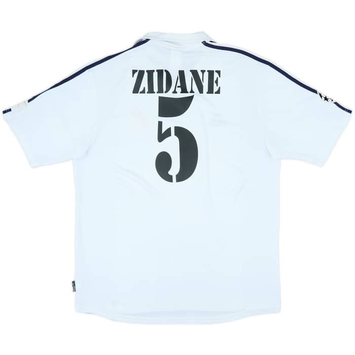 2001 Real Madrid Home Shirt Zidane #5 - 7/10 - (L)