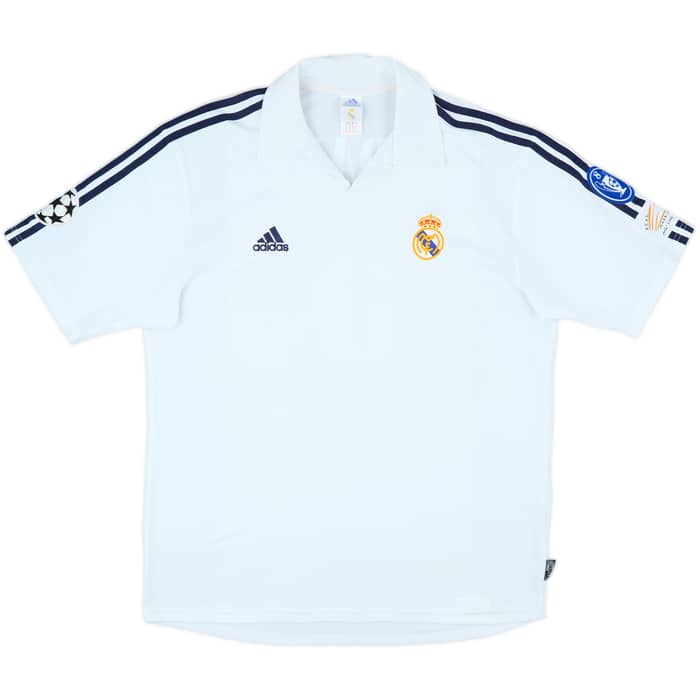 2001 Real Madrid Home Shirt Zidane #5 - 7/10 - (L)