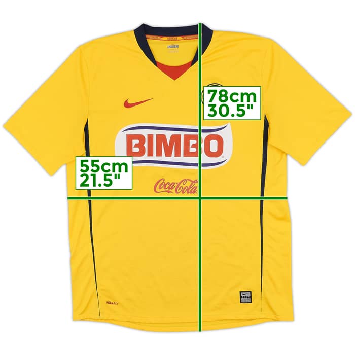 2008-09 Club America Home Shirt - 7/10 - (L)