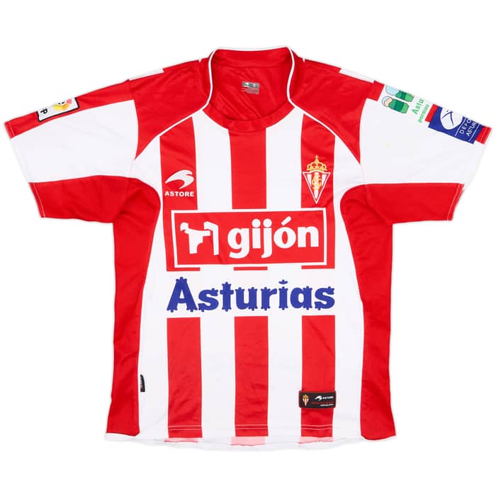 2009-11 Sporting Gijon Home Shirt - 5/10 - (S)