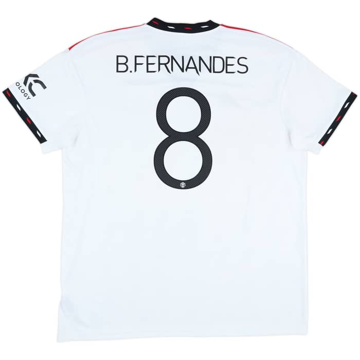 2022-23 Manchester United Away Shirt B.Fernandes #8 - 9/10 - (XXL)