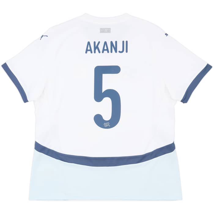 2024 Switzerland Away Shirt Akanji #5 - 8/10 - (XXL)