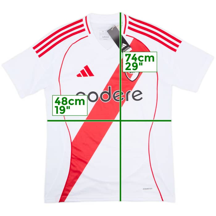 2024-25 River Plate Home Shirt (M)