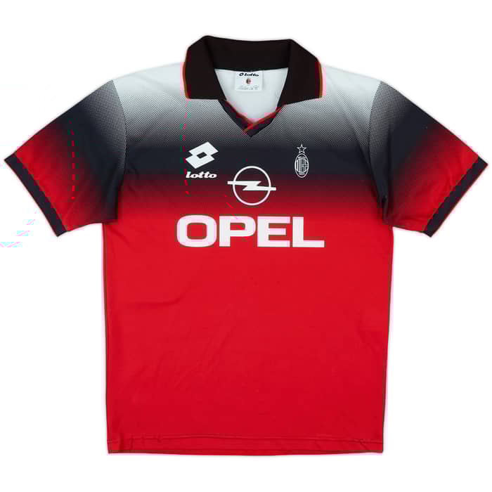1995-96 AC Milan Lotto Training Shirt - 6/10 - (L)