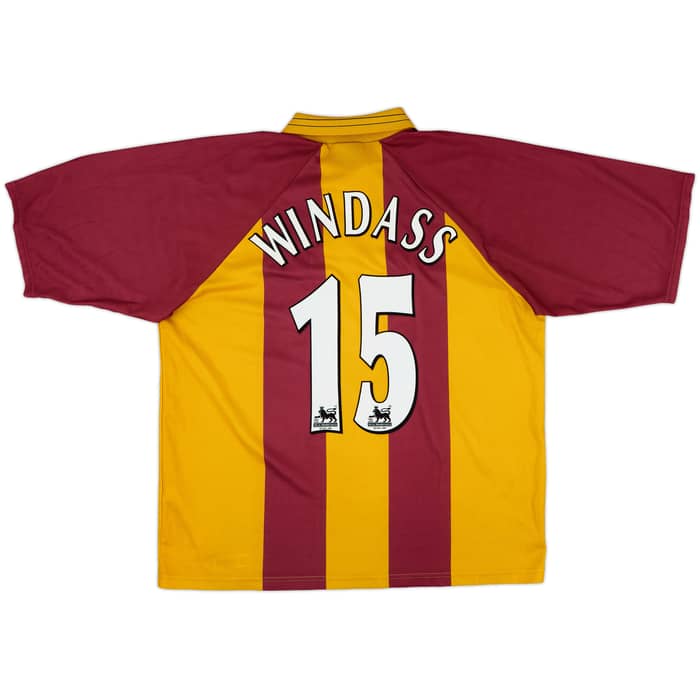 1999-01 Bradford Home Shirt Windass #15 - 8/10 - (XL)