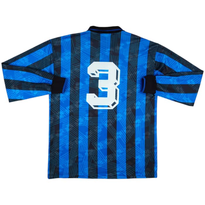 1992-93 Atalanta Match Issue Home L/S Shirt #3