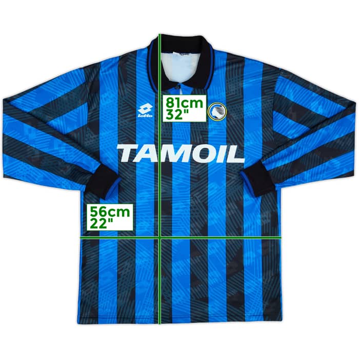 1992-93 Atalanta Match Issue Home L/S Shirt #3
