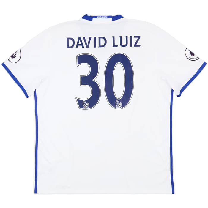 2016-17 Chelsea Third Shirt David Luiz #30 - 9/10 - (XXL)