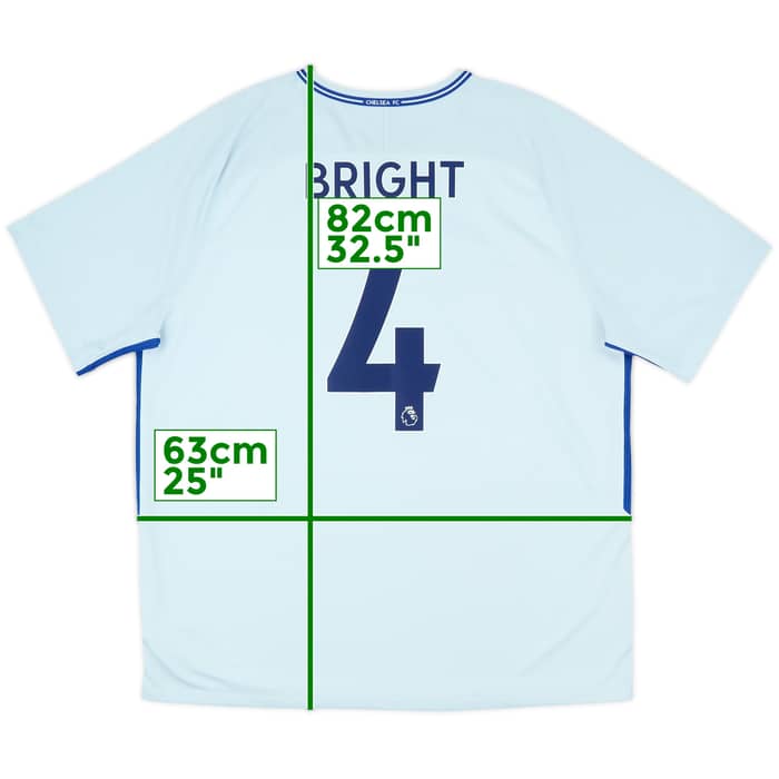 2017-18 Chelsea Away Shirt Bright #4 - 8/10 - (XXL)