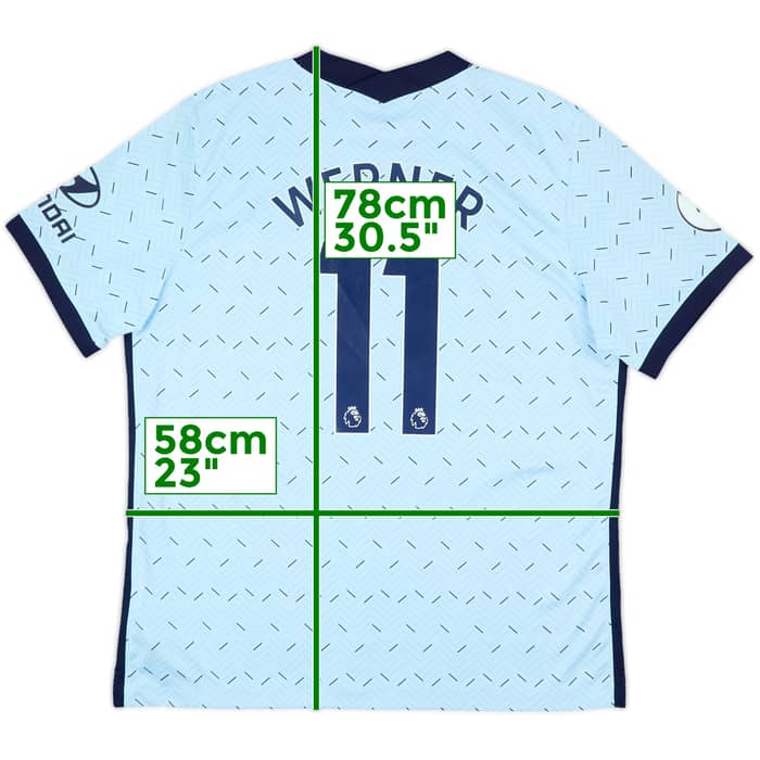 2020-21 Chelsea Away Shirt Werner #11 - 9/10 - (XL)